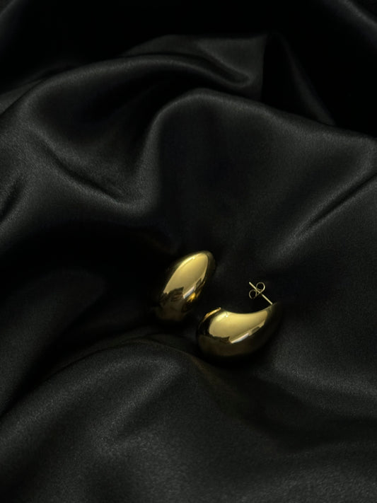 Hollow Teardrop Earrings